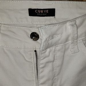 Curve Appeal white Akinny Jeans